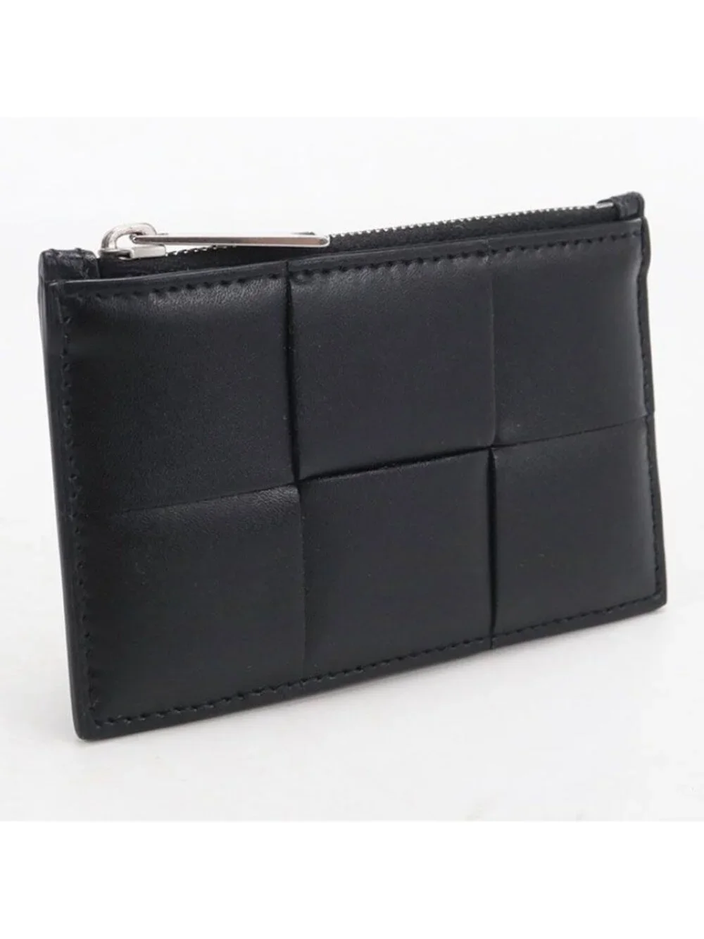 Bottega Veneta Fragment Case Zipper Card Cassette Coin Purse Leather